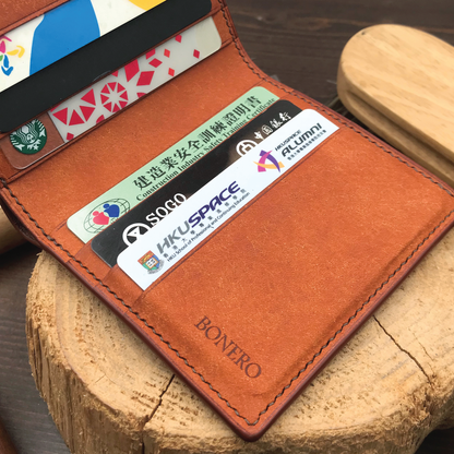 Pueblo Leather | Bifold Mini Wallet | 磨砂牛皮系列 | 兩摺迷你銀包