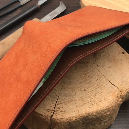 Pueblo Leather | Bifold Mini Wallet | 磨砂牛皮系列 | 兩摺迷你銀包