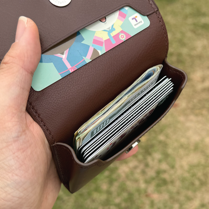 Calf Leather | Magnetic Snap Business Name Card Case | 小牛皮系列 | 磁扣開關卡片盒