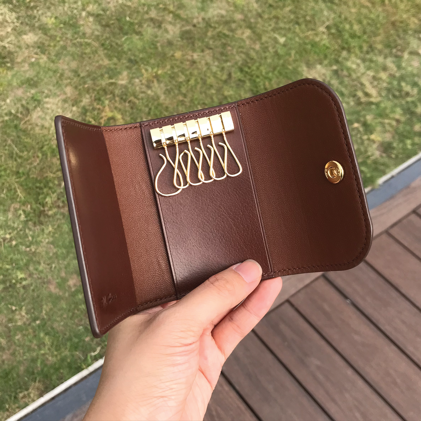 Calf Leather | Tri-fold Keyholder | 小牛皮系列 | 三摺鎖匙包