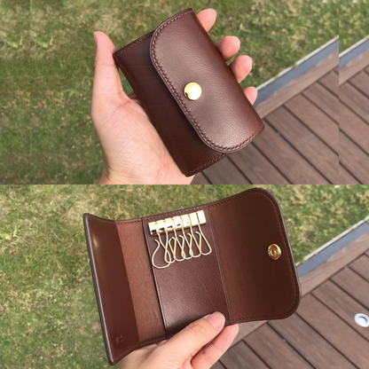 Calf Leather | Tri-fold Keyholder | 小牛皮系列 | 三摺鎖匙包
