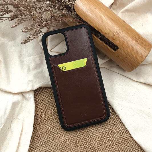 Calf Leather | Card Slot iPhone Case | 小牛皮系列 | 卡位手機殼