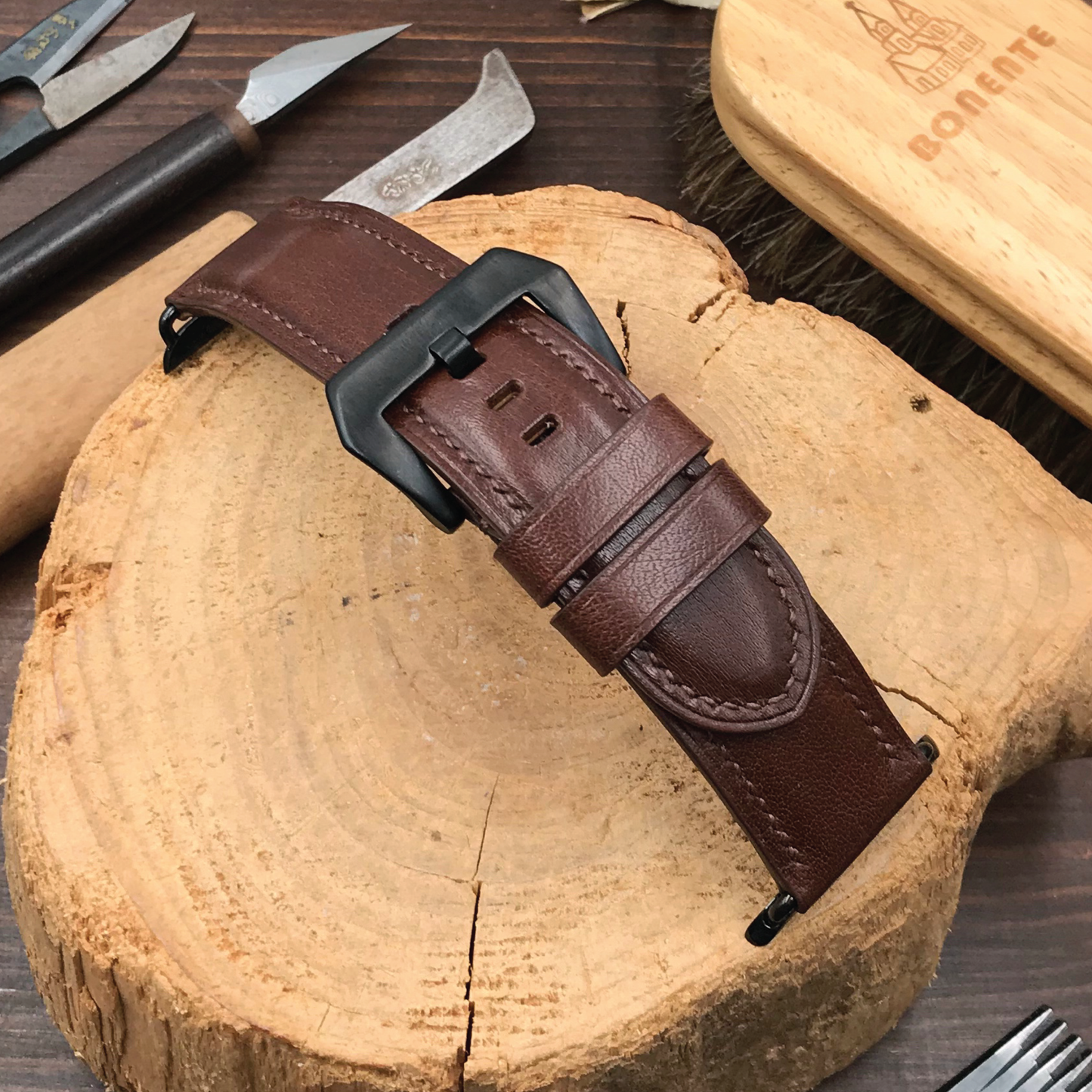 Calf Leather | Heavy-Duty Apple Watch Strap | 小牛皮系列 | 厚身款iWatch錶帶