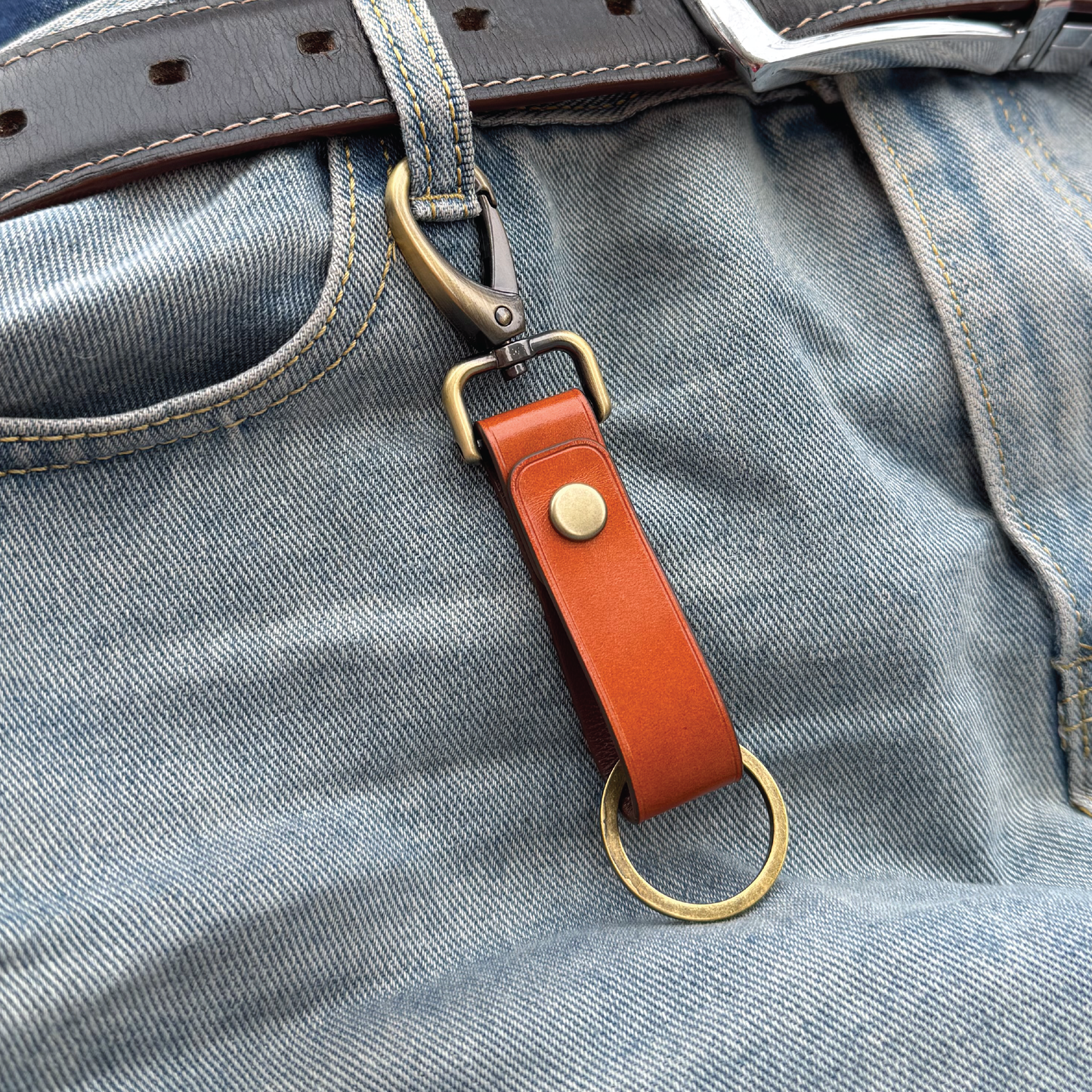 Cordovan Leather | Belt Loop Keyring | 馬臀皮系列 | 皮帶鎖匙扣