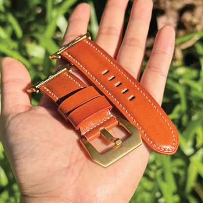 Cordovan Leather | Heavy-Duty Apple Watch Strap | 馬臀皮系列 | 厚身款iWatch錶帶