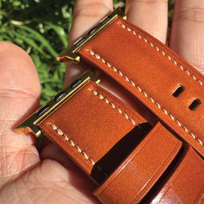 Cordovan Leather | Heavy-Duty Apple Watch Strap | 馬臀皮系列 | 厚身款iWatch錶帶