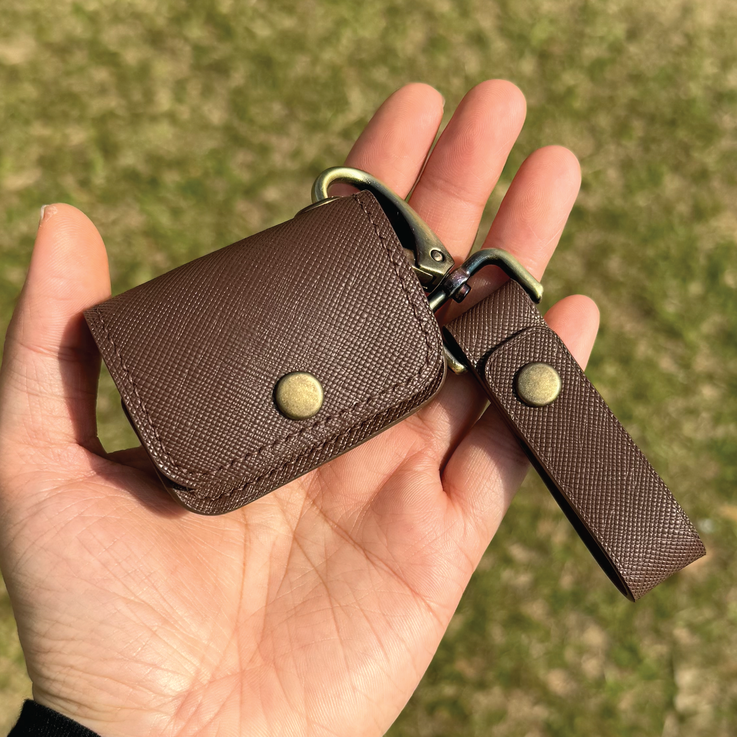 Saffiano Leather | Airpod Case | 十字紋牛皮系列 | 蘋果耳機保護套