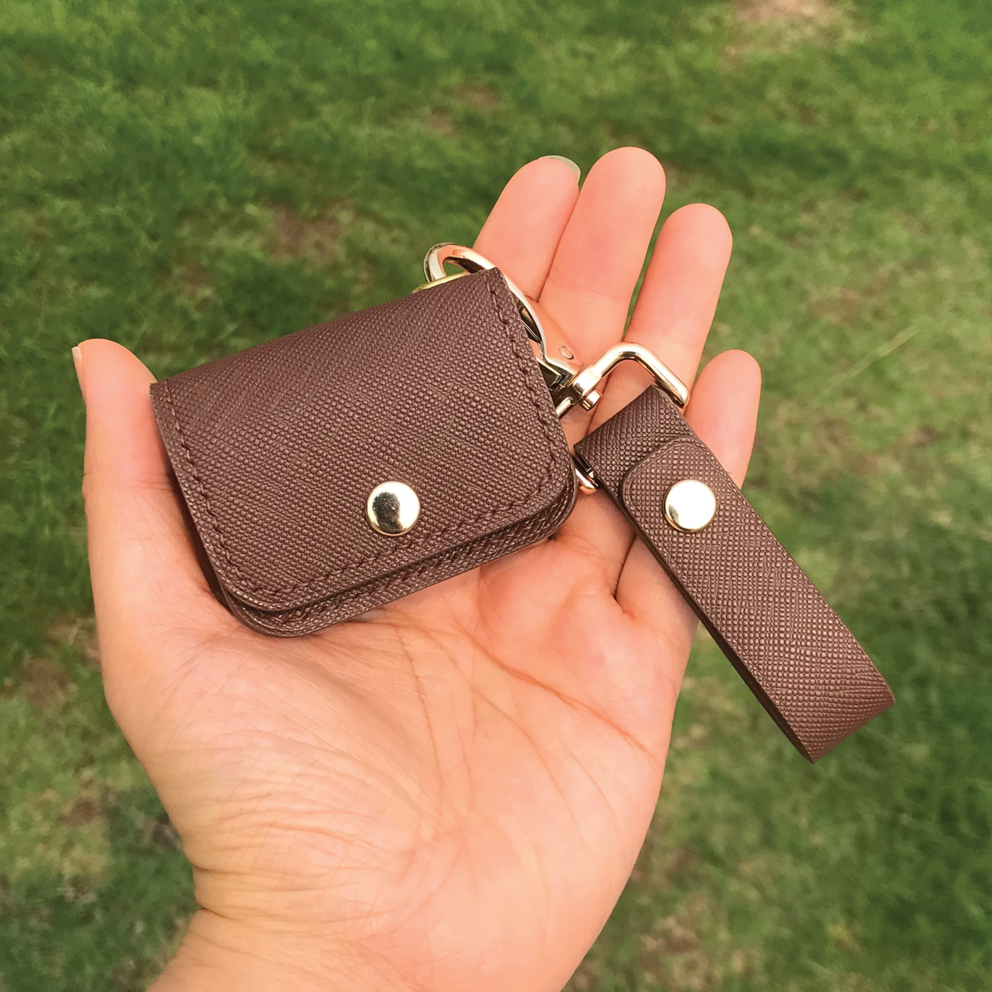 Saffiano Leather | Airpod Case | 十字紋牛皮系列 | 蘋果耳機保護套