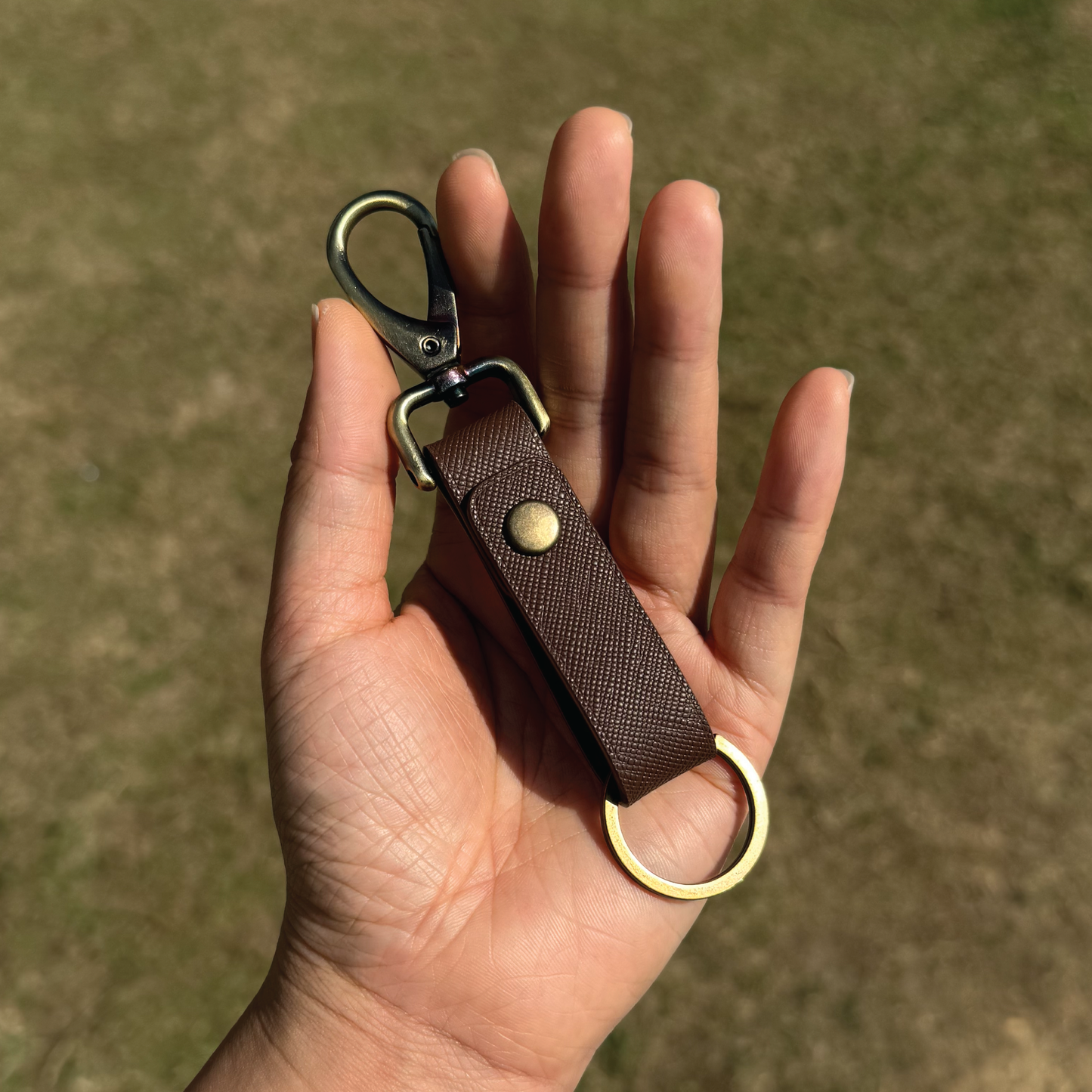 Saffiano Leather | Belt Loop Keyring | 十字紋牛皮系列 | 皮帶鎖匙扣