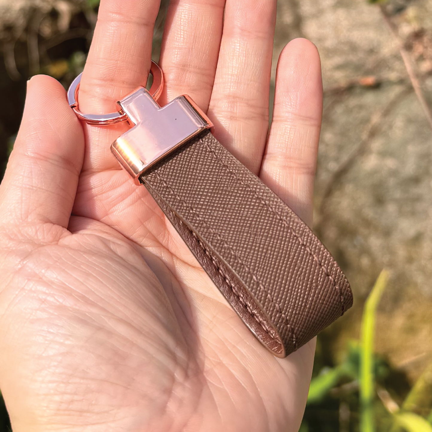 Saffiano Leather | Key Fob