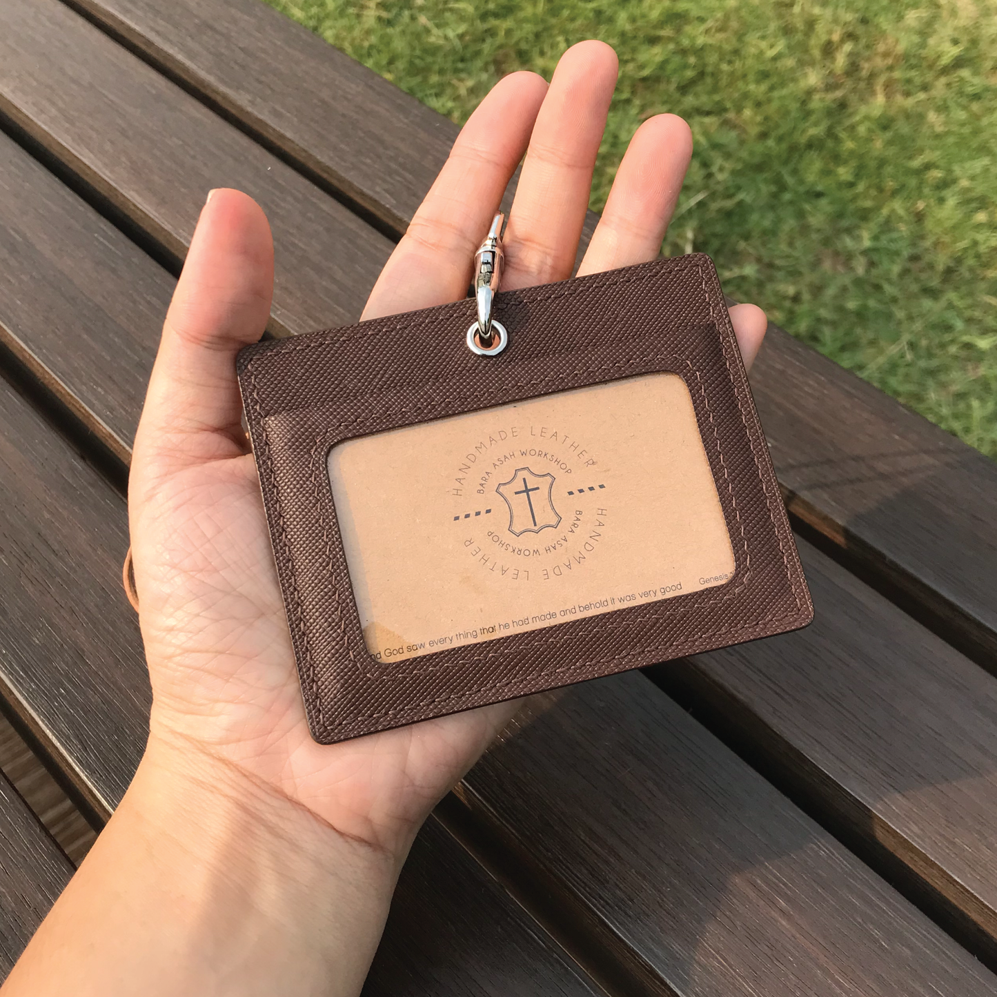 Saffiano Leather | ID Cardholder with Lanyard | Vertical, Horizontal Style | 十字紋牛皮系列 | 掛頸職員卡套 | 直款橫款