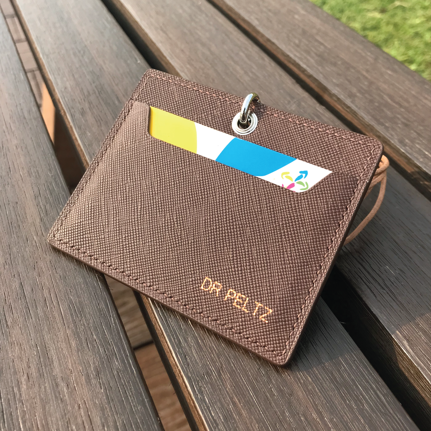Saffiano Leather | ID Cardholder with Lanyard | Vertical, Horizontal Style | 十字紋牛皮系列 | 掛頸職員卡套 | 直款橫款