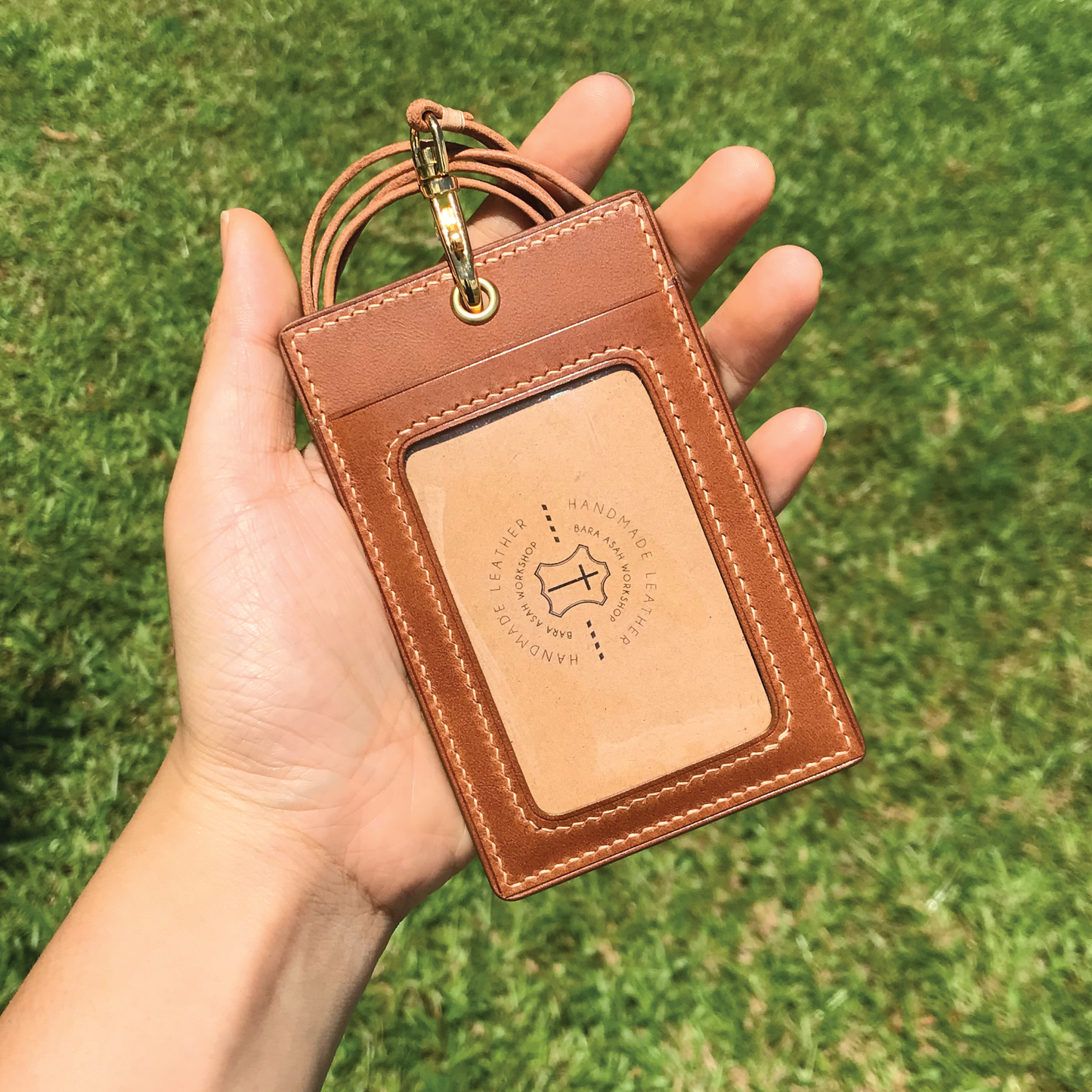 Buttero Leather | ID Cardholder with Lanyard | Vertical, Horizontal Style | 植鞣牛皮系列 | 掛頸職員卡套 | 直款橫款
