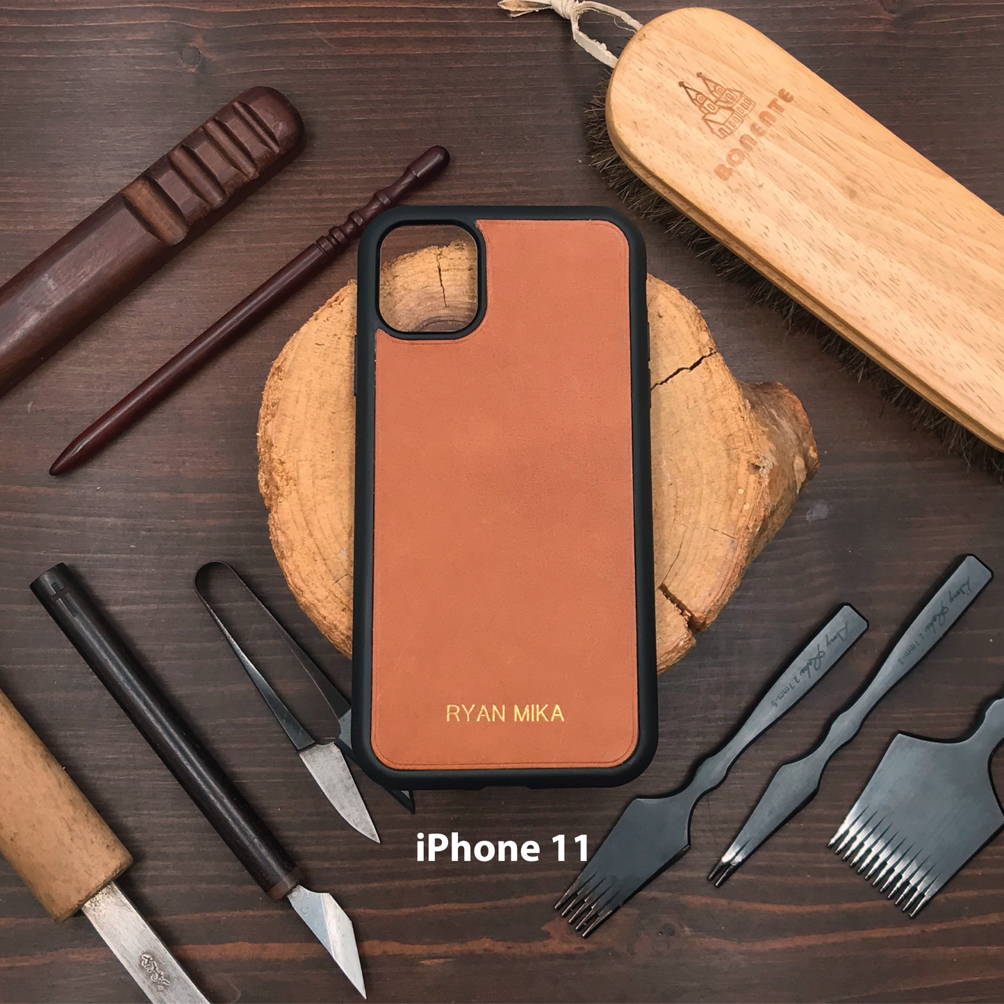 Buttero Leather | MagSafe Compatible iPhone Case | 植鞣牛皮系列 | 磁吸手機殼