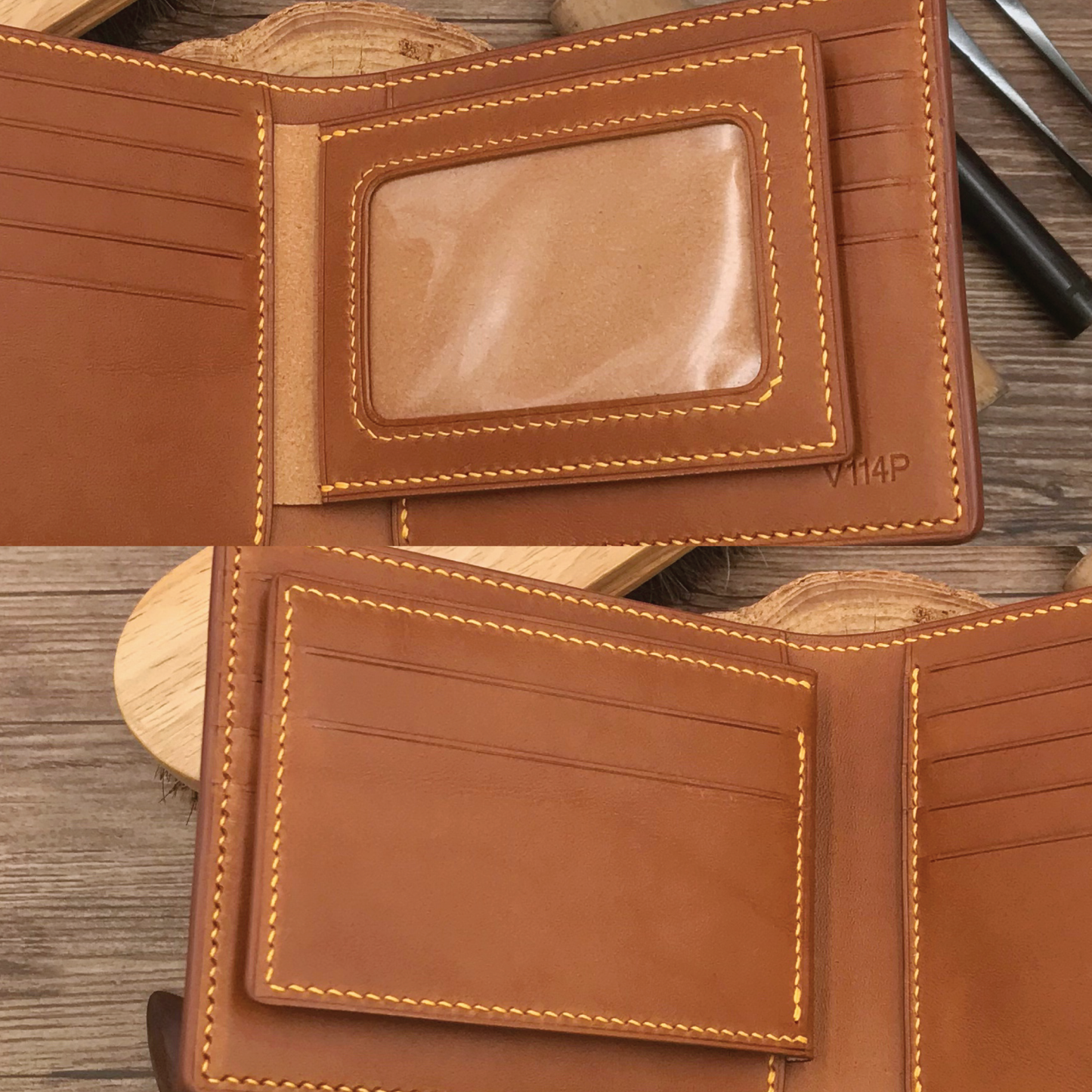 Add-on | Extra 3-Page Compartment (for short wallet) | 附加服務 | 添加第三頁隔層 (僅適用於兩摺短銀包)