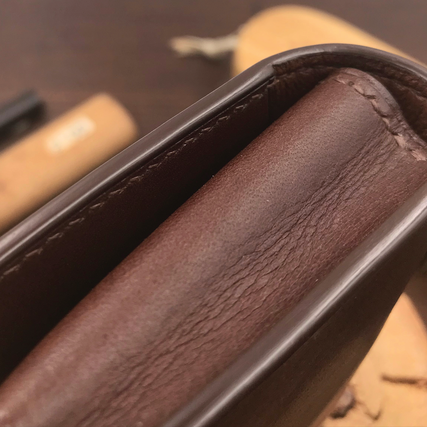 Buttero Leather | Magnetic Snap Business Name Card Case | 植鞣牛皮系列 | 磁扣開關卡片盒