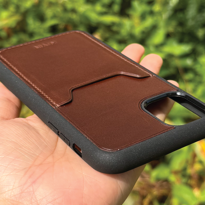 Buttero Leather | Card Slot iPhone Case | 植鞣牛皮系列 | 卡位手機殼