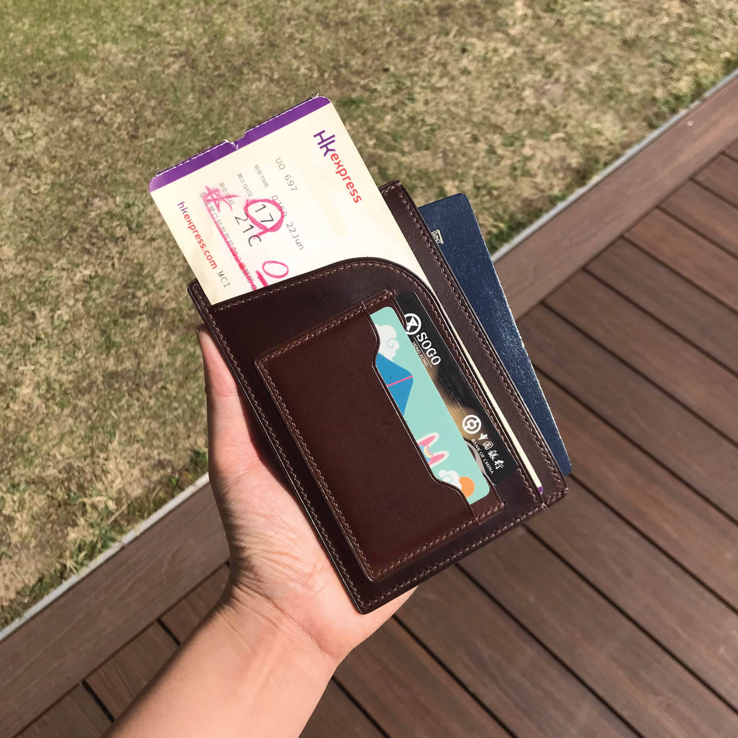 Buttero Leather | Simple Passport Holder | 植鞣牛皮系列 | 簡約護照套
