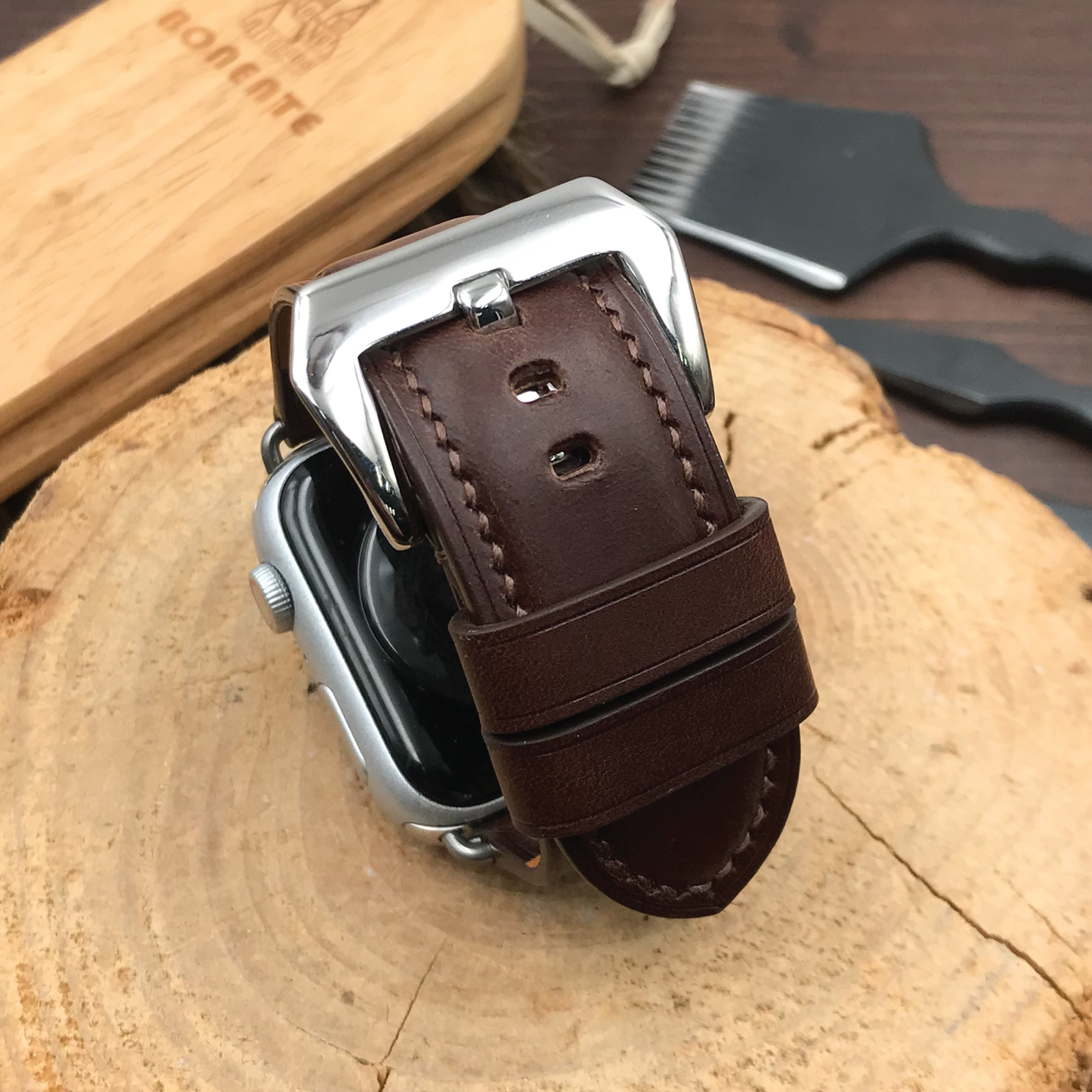 Buttero Leather | Heavy-Duty Apple Watch Strap | 植鞣牛皮系列 | 厚身款iWatch錶帶