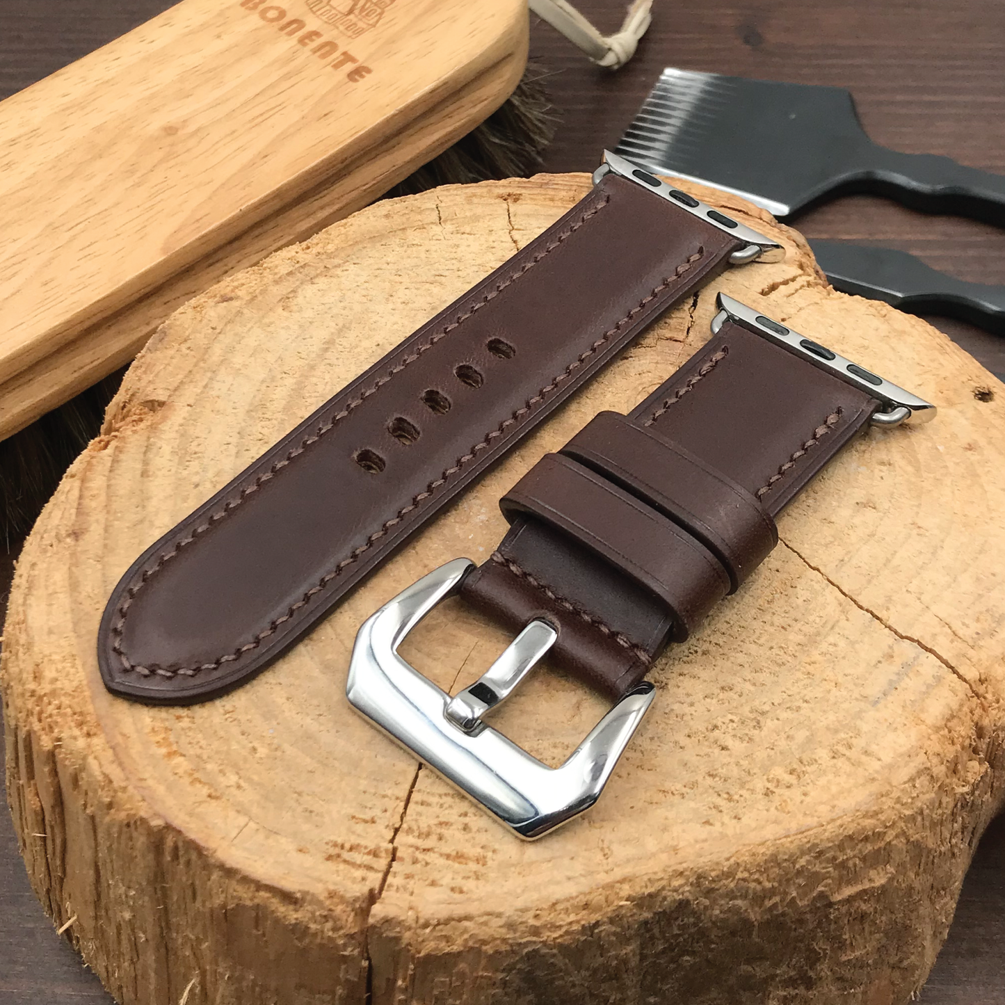 Buttero Leather | Heavy-Duty Apple Watch Strap | 植鞣牛皮系列 | 厚身款iWatch錶帶