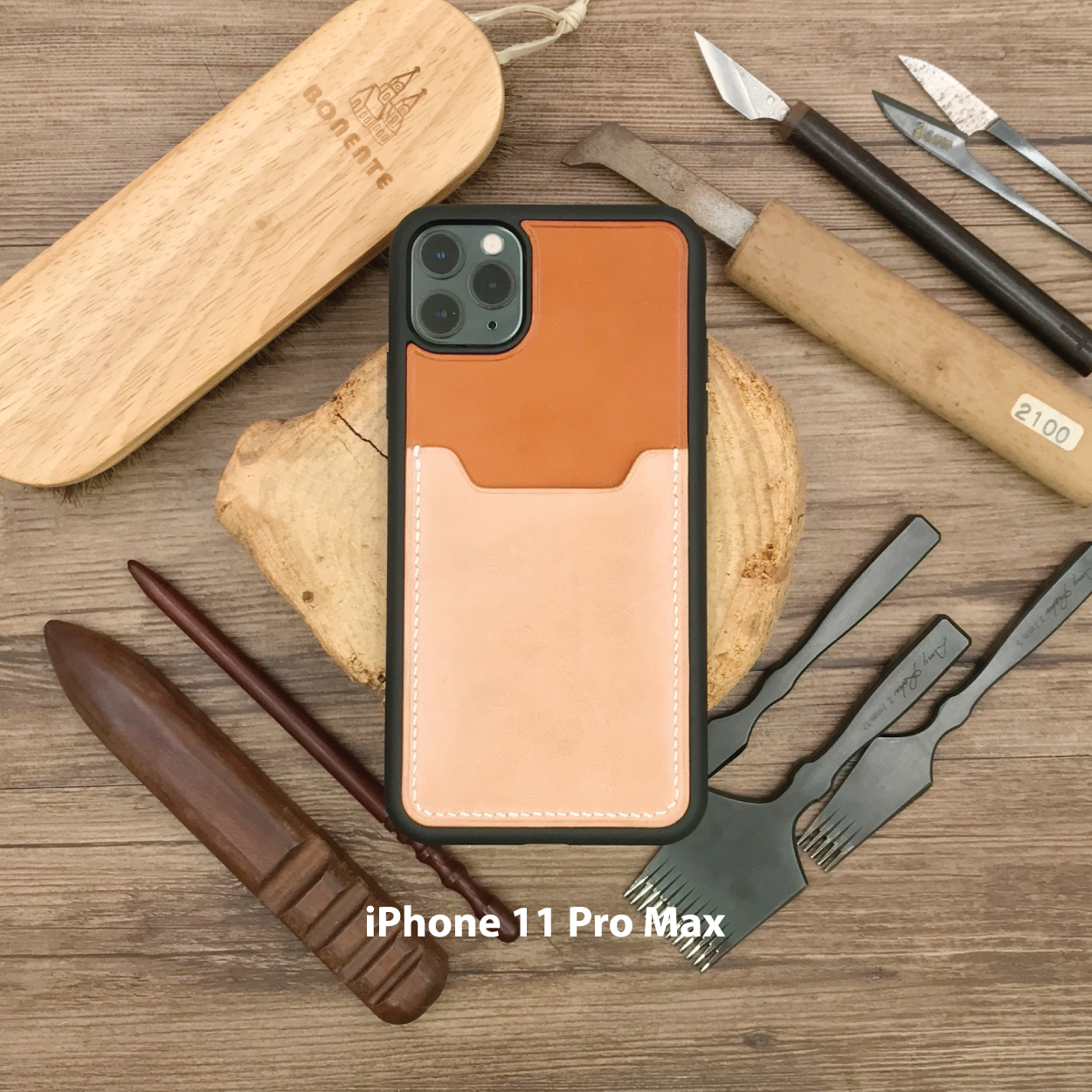 Tochigi Leather | Card Slot iPhone Case | 栃木牛皮系列 | 卡位手機殼
