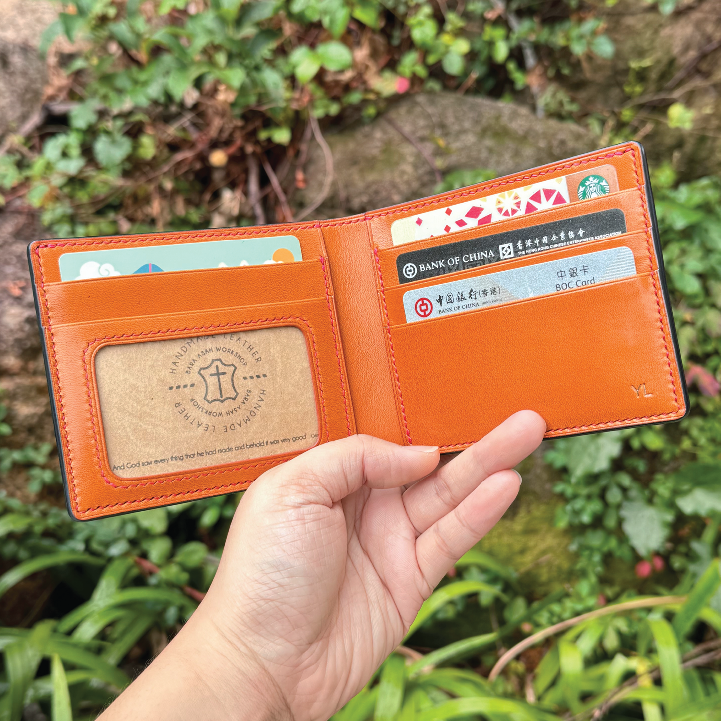 Tochigi Leather | Bifold Short Wallet | Card Slot, Photo Slot | 栃木牛皮系列 | 兩摺短銀包 | 卡位，相位款式