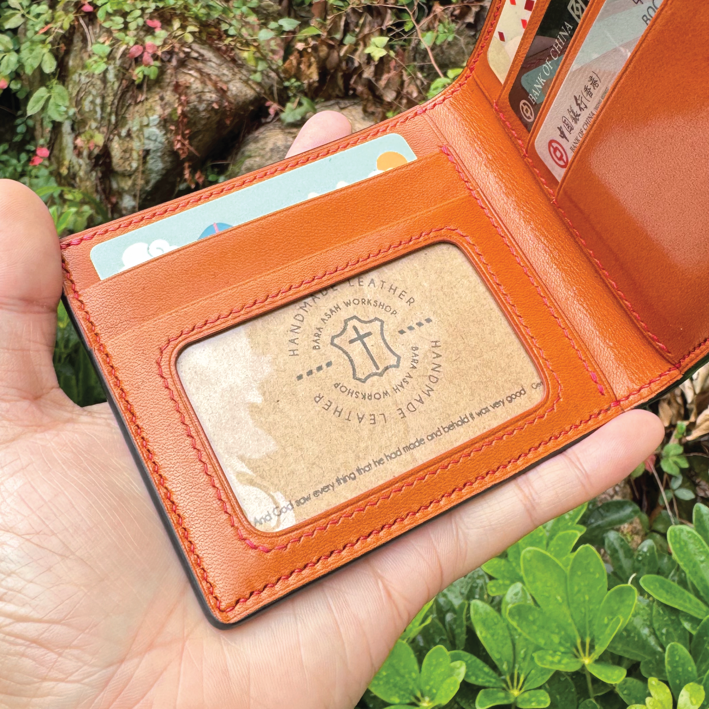 Tochigi Leather | Bifold Short Wallet | Card Slot, Photo Slot | 栃木牛皮系列 | 兩摺短銀包 | 卡位，相位款式