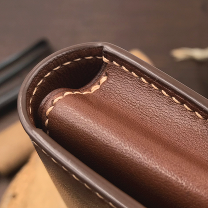 Tochigi Leather | Magnetic Snap Business Name Card Case | 栃木牛皮系列 | 磁扣開關卡片盒