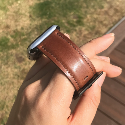 Tochigi Leather | Heavy-Duty Apple Watch Strap | 栃木牛皮系列 | 厚身款iWatch錶帶