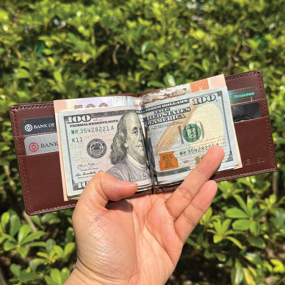 栃木牛皮系列 | 錢夾銀包 | 半開放暗格款