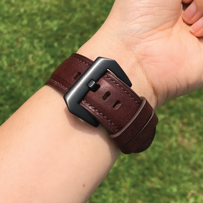 Pueblo Leather | Heavy-Duty Apple Watch Strap | 磨砂牛皮系列 | 厚身款iWatch錶帶