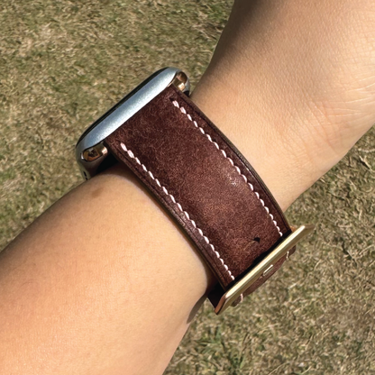 Pueblo Leather | Heavy-Duty Apple Watch Strap | 磨砂牛皮系列 | 厚身款iWatch錶帶
