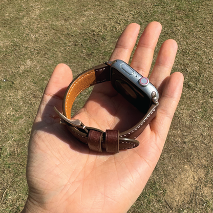 Pueblo Leather | Heavy-Duty Apple Watch Strap | 磨砂牛皮系列 | 厚身款iWatch錶帶