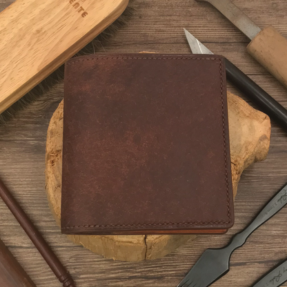 Pueblo Leather | Bifold Mini Wallet | 磨砂牛皮系列 | 兩摺迷你銀包