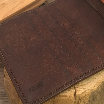 Pueblo Leather | Bifold Mini Wallet | 磨砂牛皮系列 | 兩摺迷你銀包