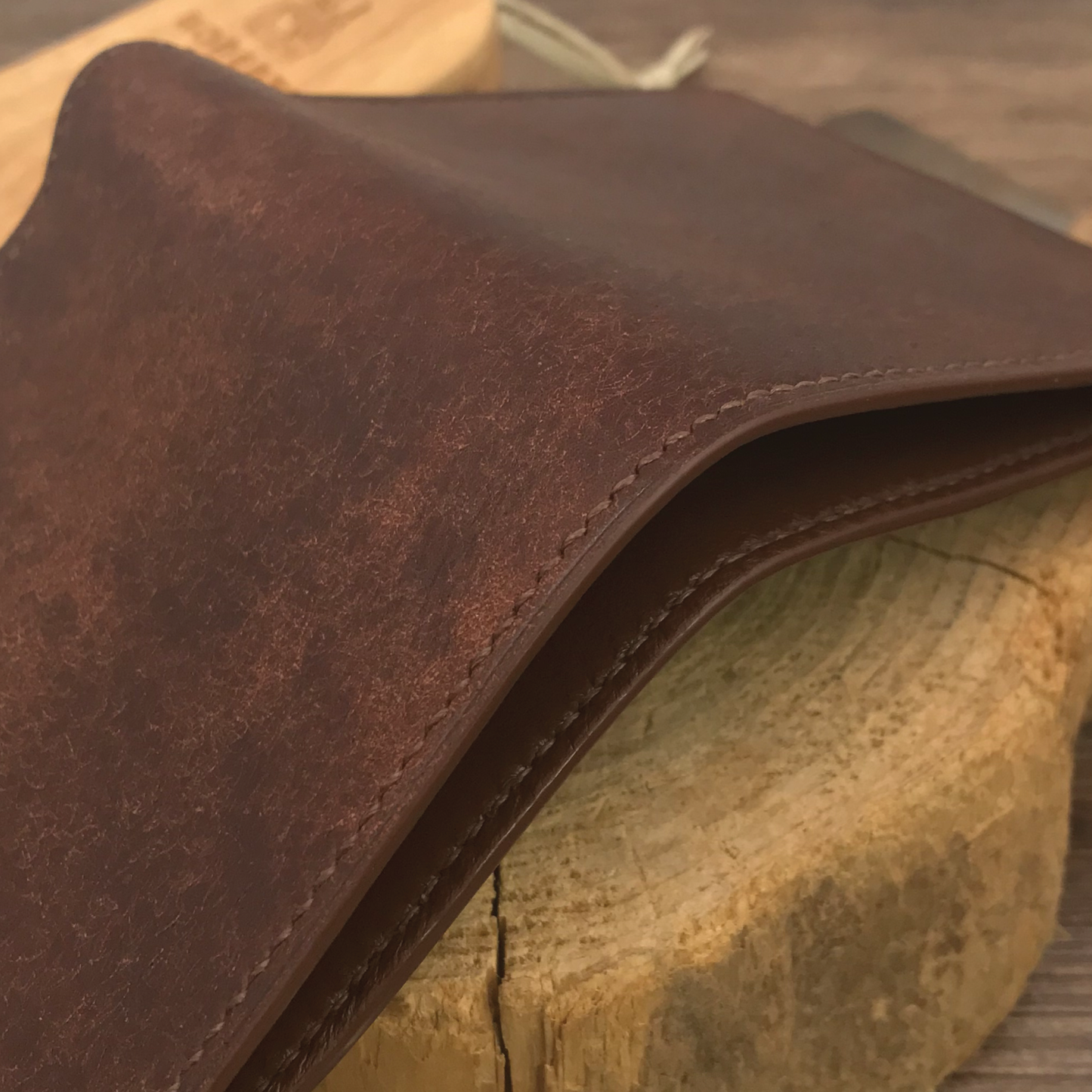 Pueblo Leather | Bifold Mini Wallet | 磨砂牛皮系列 | 兩摺迷你銀包