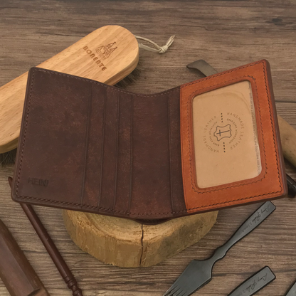 Pueblo Leather | Bifold Mini Wallet | 磨砂牛皮系列 | 兩摺迷你銀包