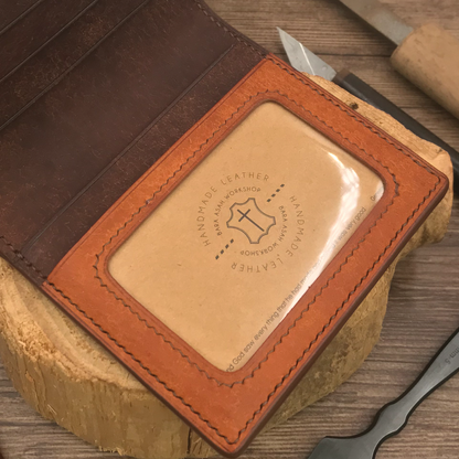 Pueblo Leather | Bifold Mini Wallet | 磨砂牛皮系列 | 兩摺迷你銀包