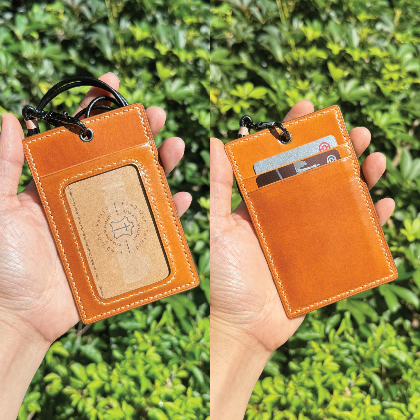 Cordovan Leather | ID Cardholder with Lanyard | Vertical, Horizontal Style | 馬臀皮系列 | 掛頸職員卡套 | 直款橫款