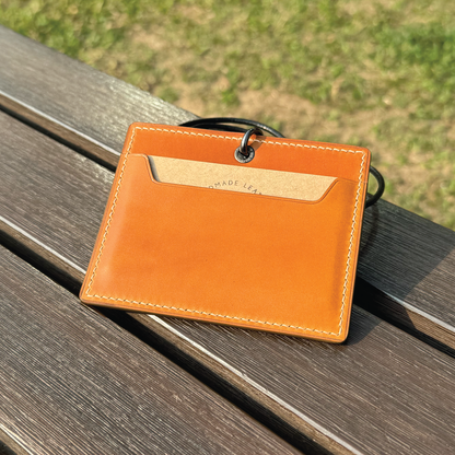 Cordovan Leather | ID Cardholder with Lanyard | Vertical, Horizontal Style | 馬臀皮系列 | 掛頸職員卡套 | 直款橫款