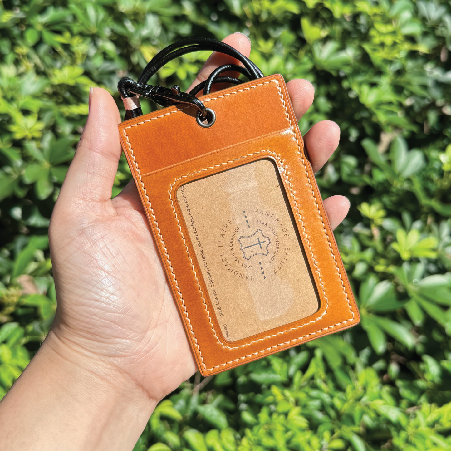 Cordovan Leather | ID Cardholder with Lanyard | Vertical, Horizontal Style | 馬臀皮系列 | 掛頸職員卡套 | 直款橫款