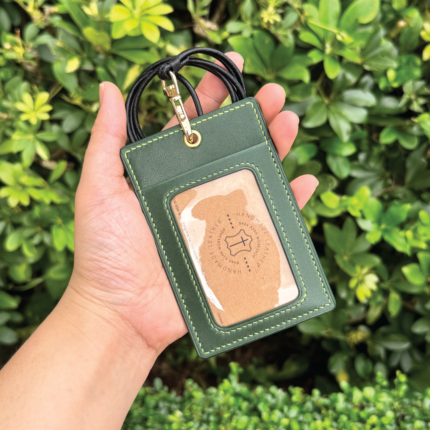 Tochigi Leather | ID Cardholder with Lanyard | Vertical, Horizontal Style | 栃木牛皮系列 | 掛頸職員卡套 | 直款橫款