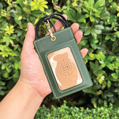 Tochigi Leather | ID Cardholder with Lanyard | Vertical, Horizontal Style | 栃木牛皮系列 | 掛頸職員卡套 | 直款橫款