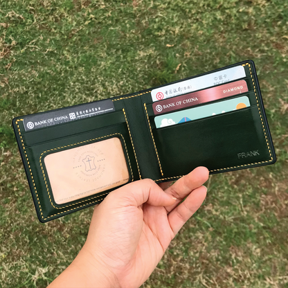 Tochigi Leather | Bifold Short Wallet | Card Slot, Photo Slot | 栃木牛皮系列 | 兩摺短銀包 | 卡位，相位款式