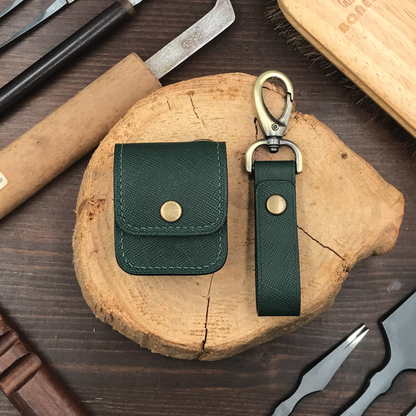 Saffiano Leather | Airpod Case | 十字紋牛皮系列 | 蘋果耳機保護套