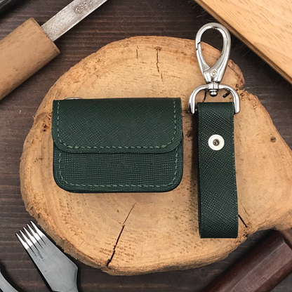 Saffiano Leather | Airpod Case | 十字紋牛皮系列 | 蘋果耳機保護套