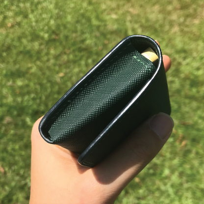 Saffiano Leather | Magnetic Snap Business Name Card Case | 十字紋牛皮系列 | 磁扣開關卡片盒