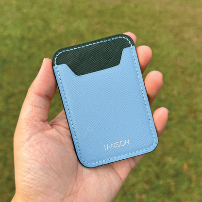 Saffiano Leather | MagSafe Cardholder | 十字紋牛皮系列 | 磁吸卡套