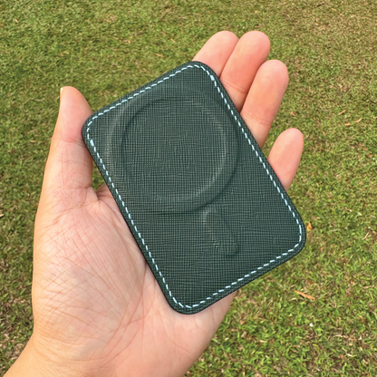 Saffiano Leather | MagSafe Cardholder | 十字紋牛皮系列 | 磁吸卡套