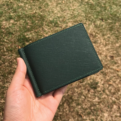 Saffiano Leather | Money Clip Wallet | 十字紋牛皮系列 | 錢夾銀包